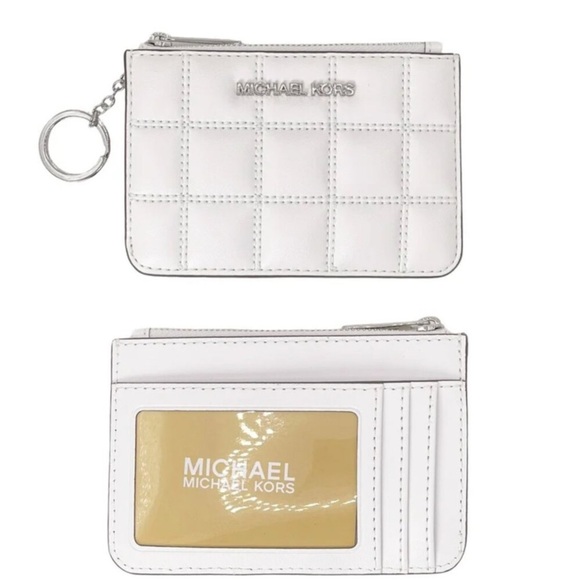 Michael Kors Optic White Travel Pouch - Picture 1 of 3